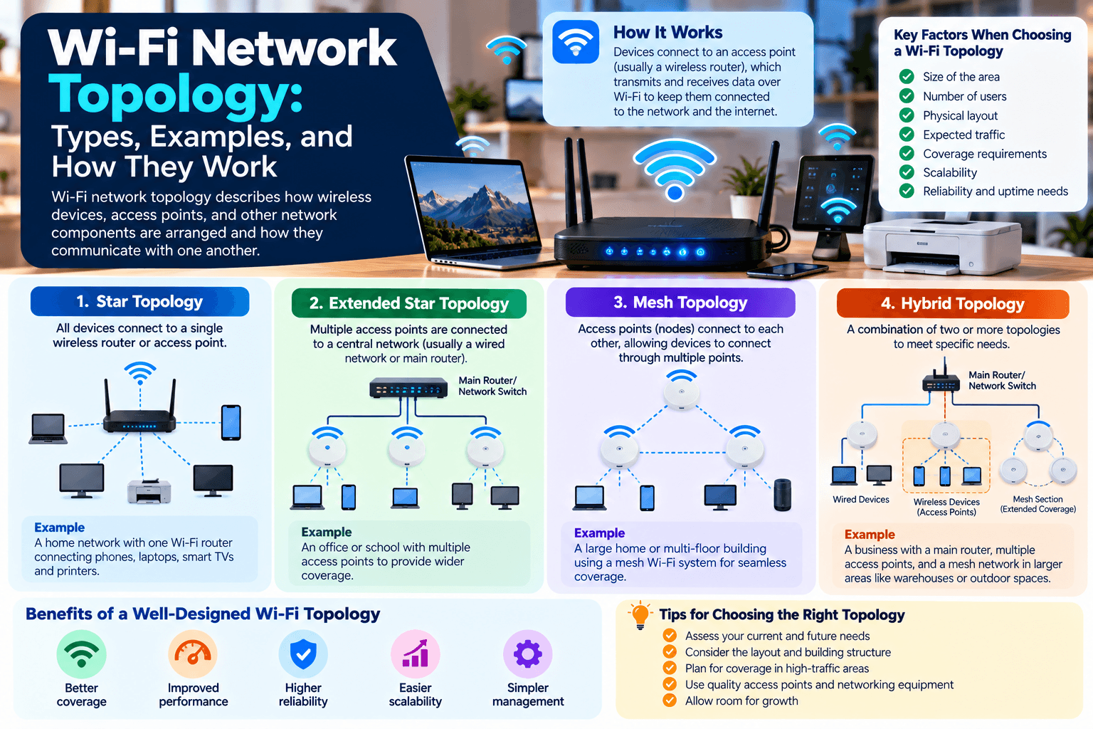 Wi‑Fi Network Topology Guide
