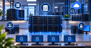 High-Tech SAN Infrastructure Network