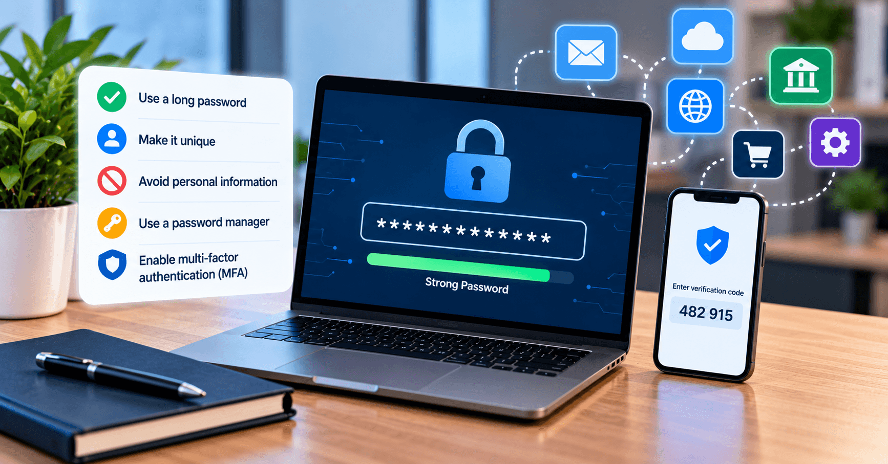 Strong Password Security Workspace